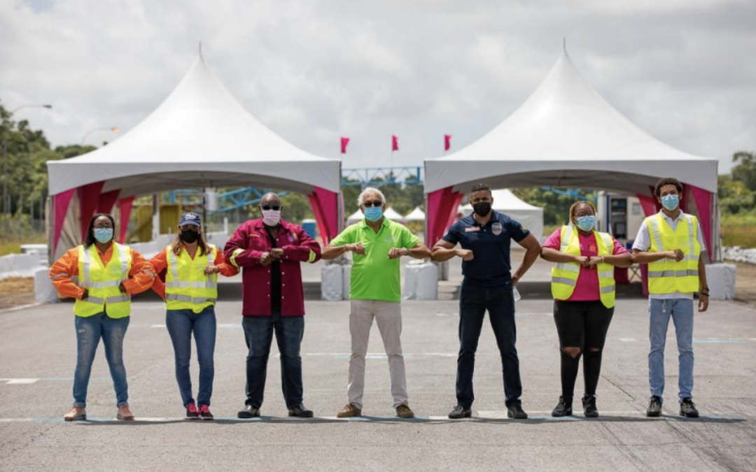 TTASA SET UP VACCINATION CENTRE AT WALLERFIELD RACEWAY